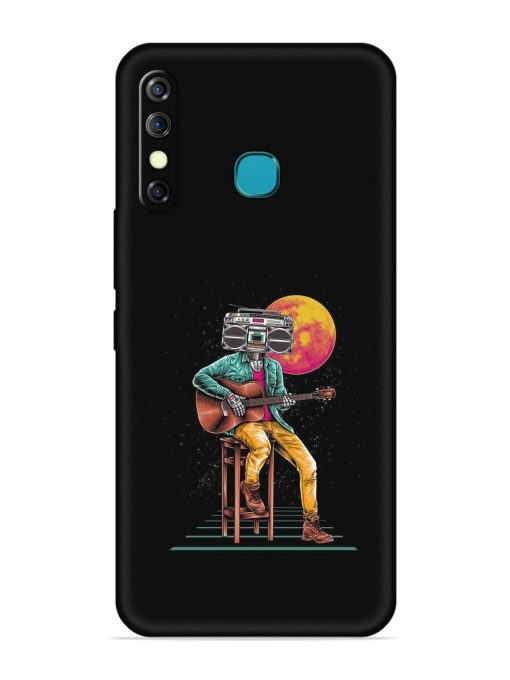 Minimalist Music Embossed Soft Silicone Case for Infinix Hot 8