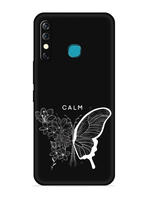 Calm Embossed Soft Silicone Case for Infinix Hot 8