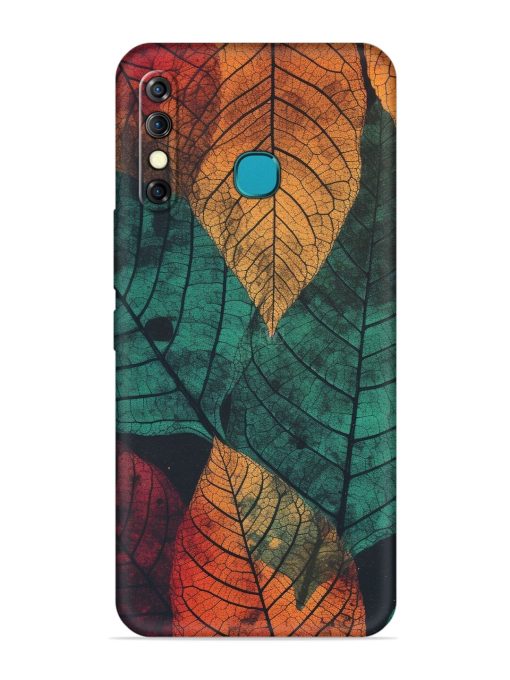 Leaves Artwork Embossed Soft Silicone Case for Infinix Hot 8