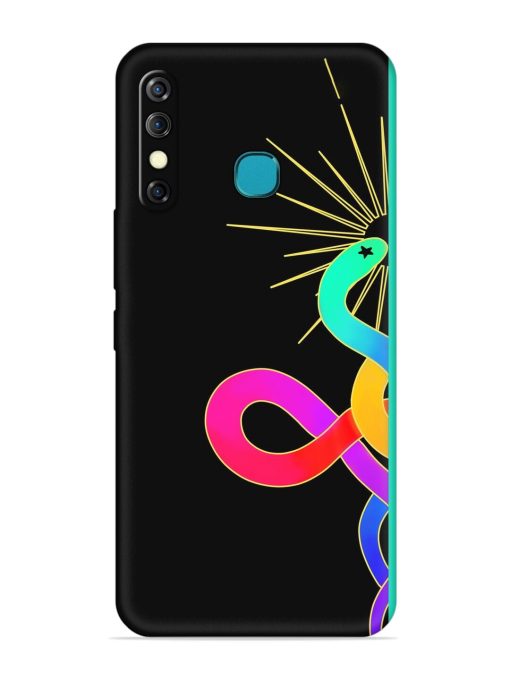 Art Geometric Abstraction Embossed Soft Silicone Case for Infinix Hot 8 Zapvi