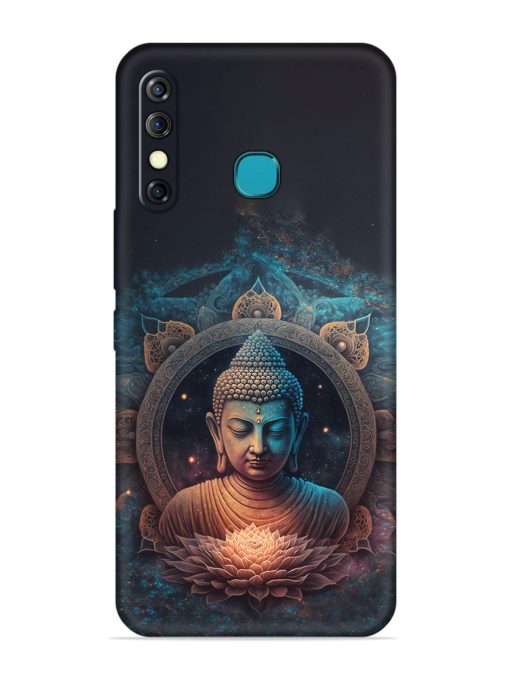 Gautam Buddha Embossed Soft Silicone Case for Infinix Hot 8