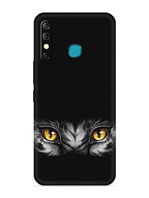 Scary Eye Embossed Soft Silicone Case for Infinix Hot 8