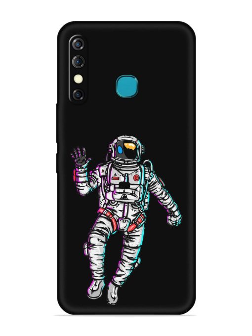 Spaceman Embossed Soft Silicone Case for Infinix Hot 8