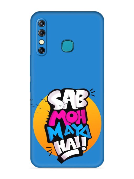 Sab Moh Moya Embossed Soft Silicone Case for Infinix Hot 8