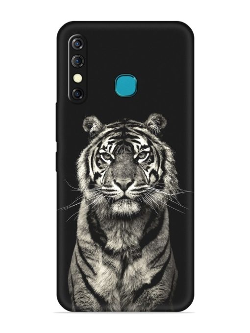 Tiger Art Embossed Soft Silicone Case for Infinix Hot 8