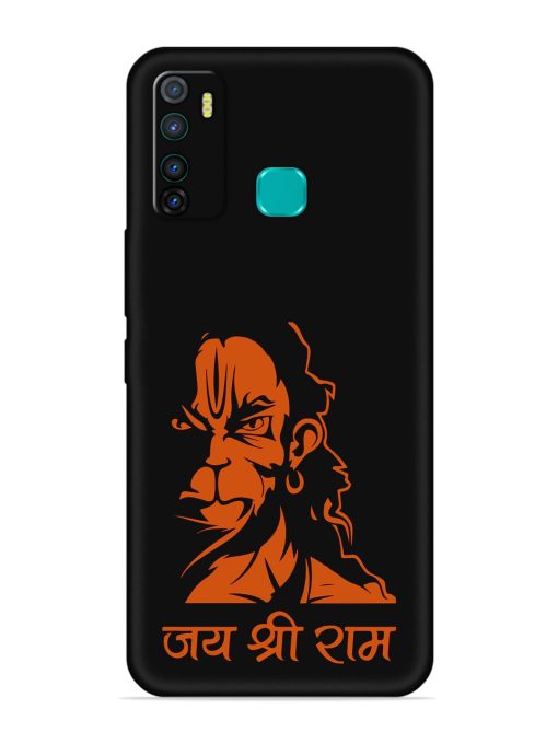 Angry Hanuman Embossed Soft Silicone Case for Infinix Hot 9