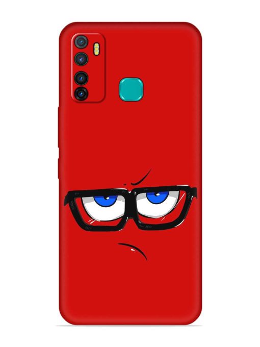 Rad Angry Face Embossed Soft Silicone Case for Infinix Hot 9 Zapvi