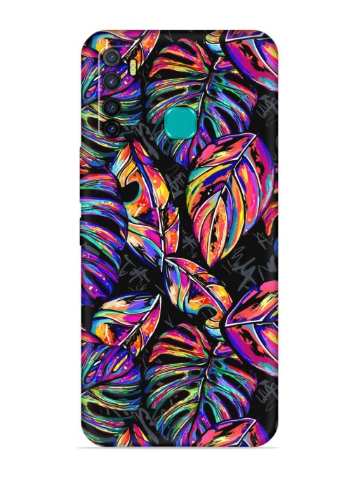 Tropical Seamless Vector Embossed Soft Silicone Case for Infinix Hot 9 Zapvi