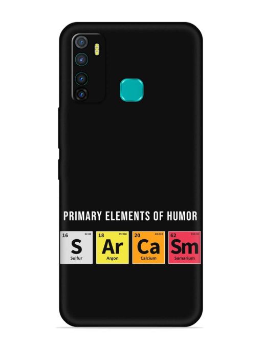 Primary Elements Humor Embossed Soft Silicone Case for Infinix Hot 9