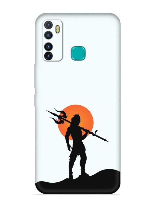 Lord Mahadev Trendy Embossed Soft Silicone Case for Infinix Hot 9