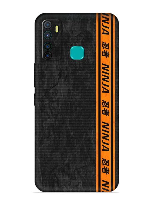 Ninja Srtips Embossed Soft Silicone Case for Infinix Hot 9