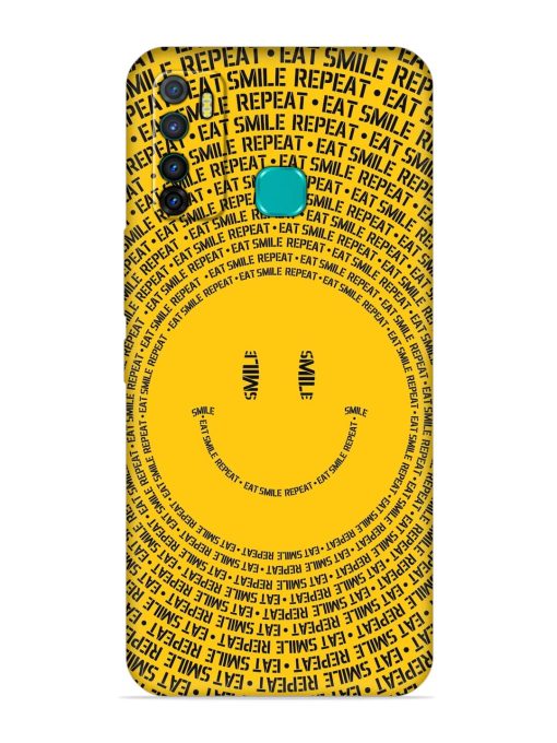 Smiley Embossed Soft Silicone Case for Infinix Hot 9