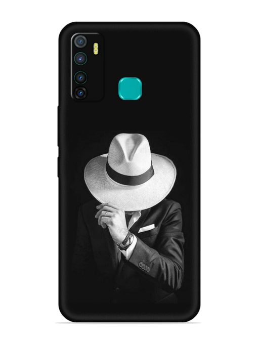 Men Under Hat Embossed Soft Silicone Case for Infinix Hot 9 Zapvi