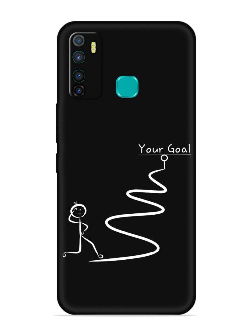 Your Goal Embossed Soft Silicone Case for Infinix Hot 9 Zapvi