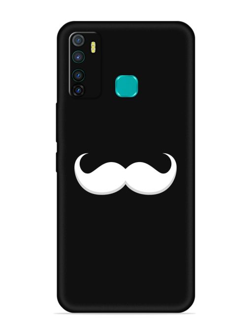 Mustache Vector Embossed Soft Silicone Case for Infinix Hot 9 Zapvi