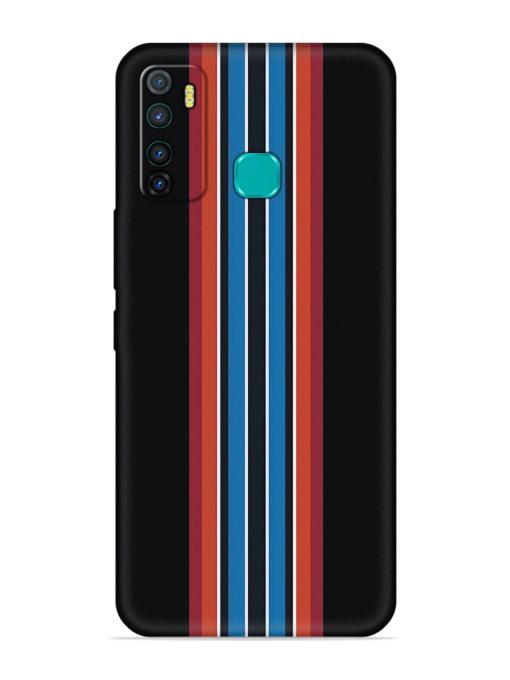 Vertical Strips Embossed Soft Silicone Case for Infinix Hot 9