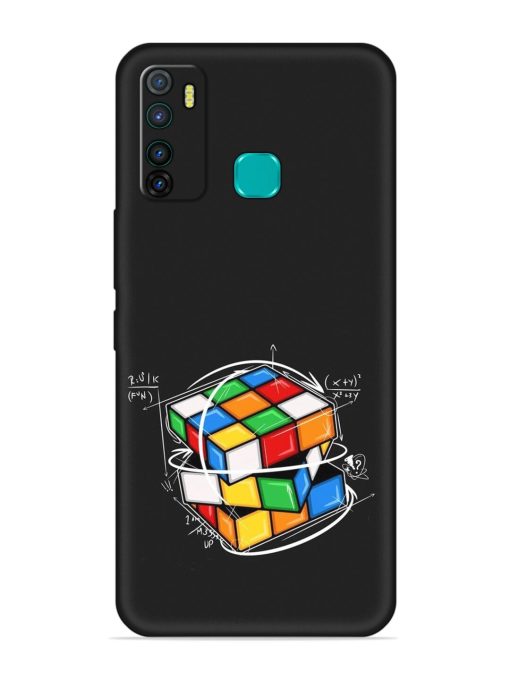 Cubik Vector Embossed Soft Silicone Case for Infinix Hot 9 Zapvi