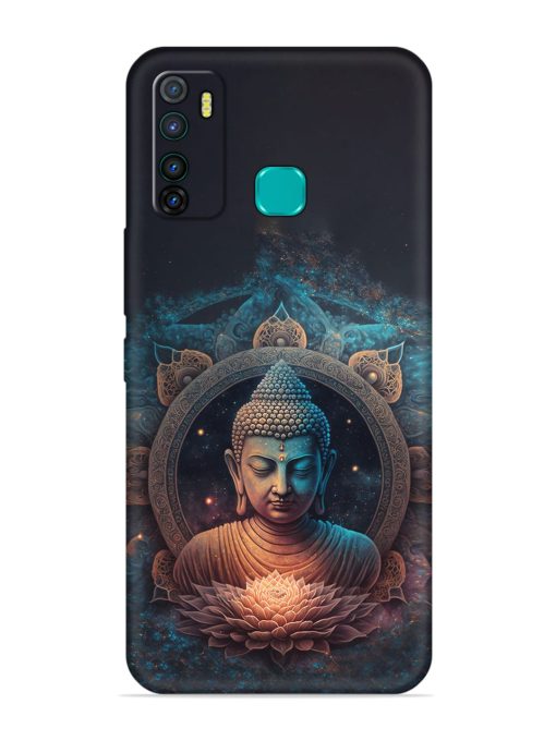 Gautam Buddha Embossed Soft Silicone Case for Infinix Hot 9 Zapvi