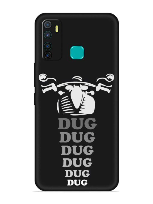 Dug Dug Dug Embossed Soft Silicone Case for Infinix Hot 9 Pro Zapvi