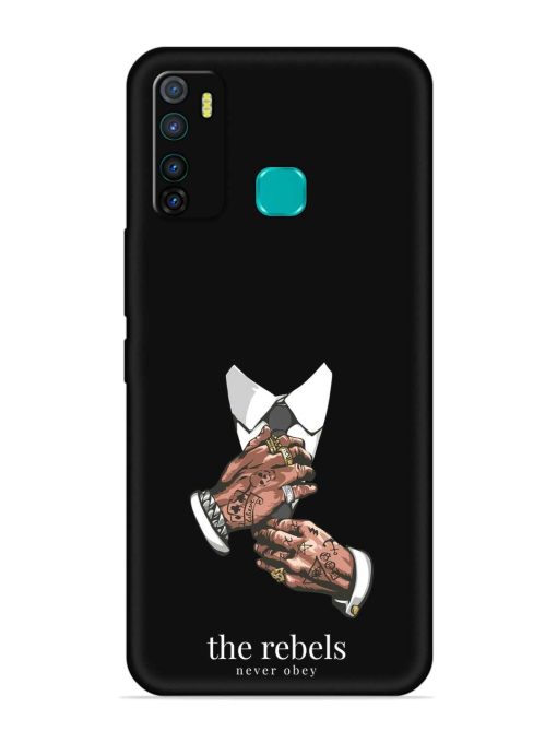 Rebels Slogan Man Embossed Soft Silicone Case for Infinix Hot 9 Pro Zapvi