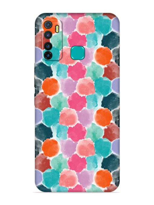 Colorful Seamless Pattern Embossed Soft Silicone Case for Infinix Hot 9 Pro Zapvi