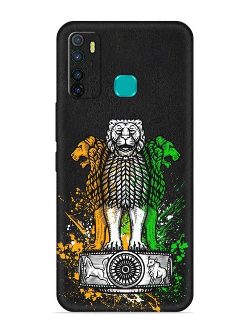 Pillars Of Ashoka Embossed Soft Silicone Case for Infinix Hot 9 Pro Zapvi