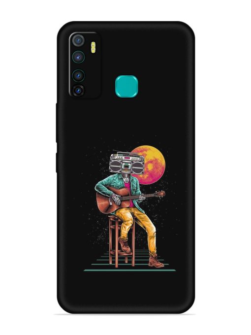 Minimalist Music Embossed Soft Silicone Case for Infinix Hot 9 Pro Zapvi