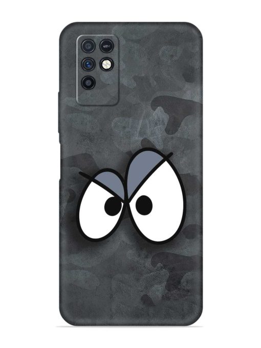 Big Eyes Night Mode Embossed Soft Silicone Case for Infinix Note 10 Zapvi