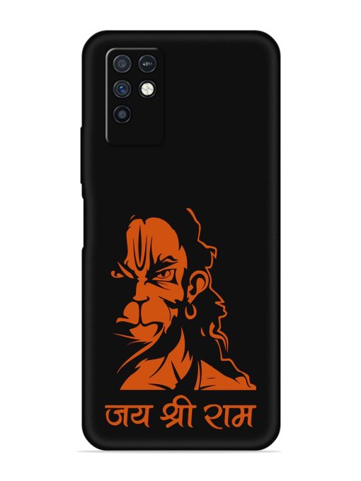 Angry Hanuman Embossed Soft Silicone Case for Infinix Note 10 Zapvi