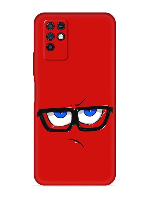 Rad Angry Face Embossed Soft Silicone Case for Infinix Note 10 Zapvi