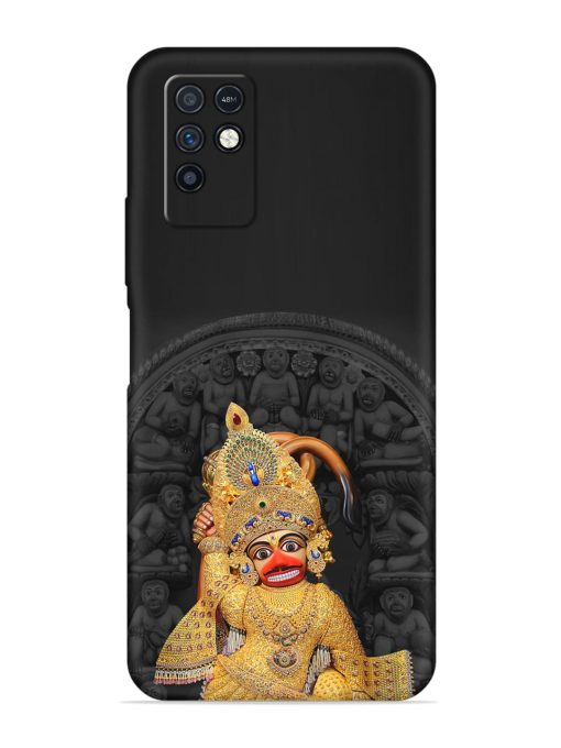 Indian Gold Hanuman Embossed Soft Silicone Case for Infinix Note 10 Zapvi