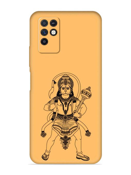 Indian God Hanuman Embossed Soft Silicone Case for Infinix Note 10 Zapvi