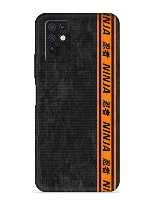 Ninja Srtips Embossed Soft Silicone Case for Infinix Note 10