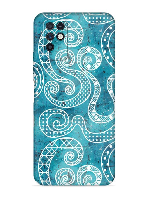 Vintage Curved Seamless Embossed Soft Silicone Case for Infinix Note 10 Zapvi