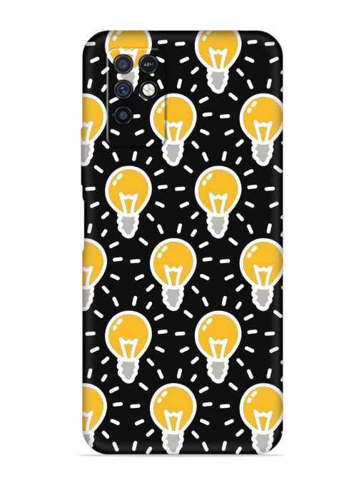 Light Bulb Seamless Embossed Soft Silicone Case for Infinix Note 10 Zapvi