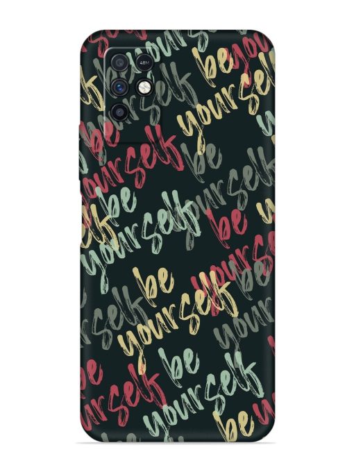 Yourself Seamless Embossed Soft Silicone Case for Infinix Note 10 Zapvi