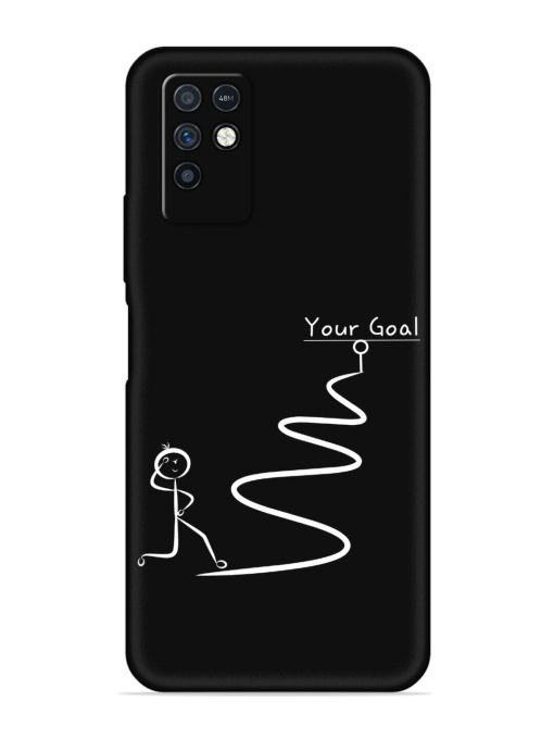 Your Goal Embossed Soft Silicone Case for Infinix Note 10 Zapvi