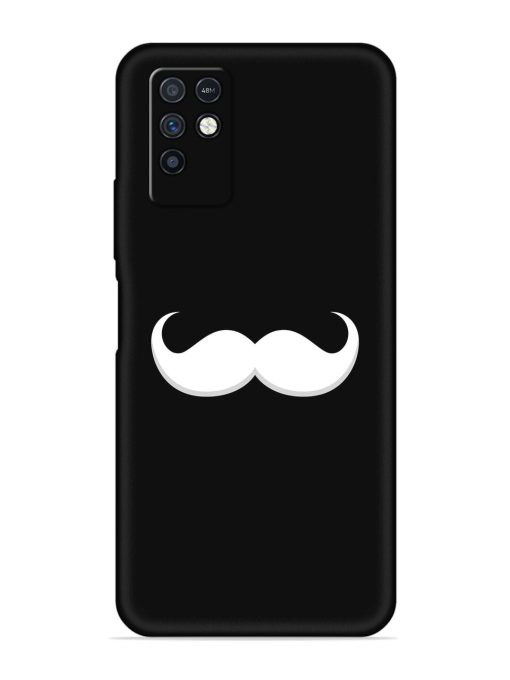 Mustache Vector Embossed Soft Silicone Case for Infinix Note 10 Zapvi