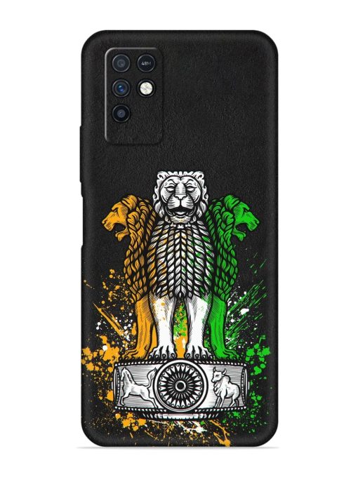 Pillars Of Ashoka Embossed Soft Silicone Case for Infinix Note 10 Zapvi