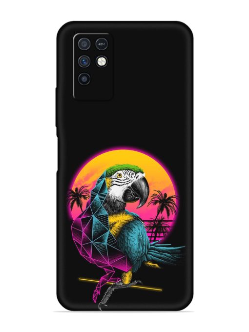 Rad Parrot Embossed Soft Silicone Case for Infinix Note 10 Zapvi