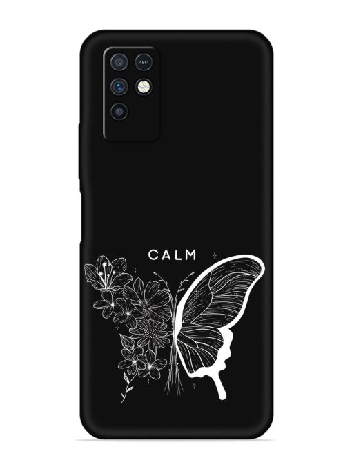 Calm Embossed Soft Silicone Case for Infinix Note 10 Zapvi