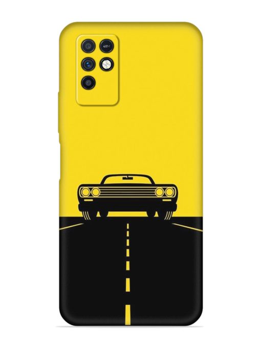 Classic Car Embossed Soft Silicone Case for Infinix Note 10 Zapvi