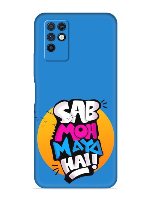 Sab Moh Moya Embossed Soft Silicone Case for Infinix Note 10