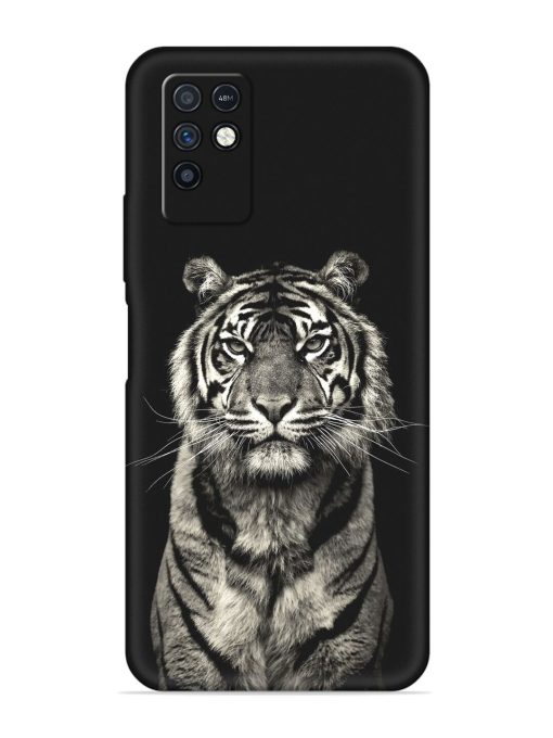 Tiger Art Embossed Soft Silicone Case for Infinix Note 10