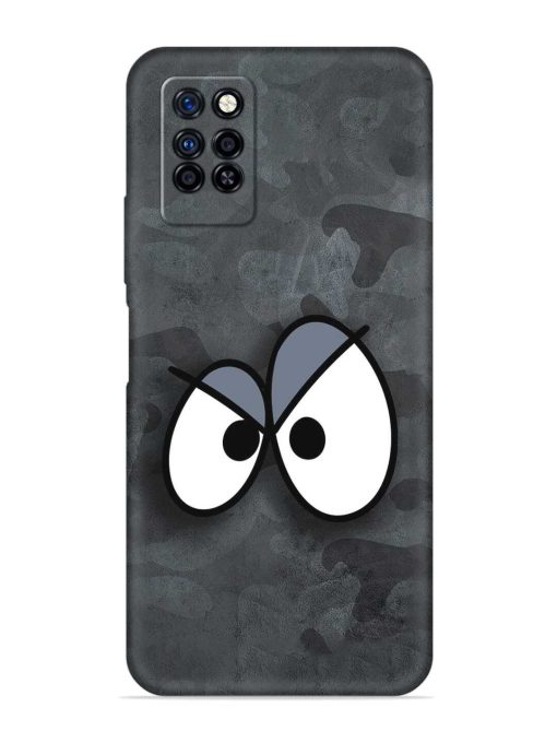 Big Eyes Night Mode Embossed Soft Silicone Case for Infinix Note 10 Pro Zapvi