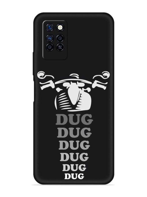 Dug Dug Dug Embossed Soft Silicone Case for Infinix Note 10 Pro Zapvi