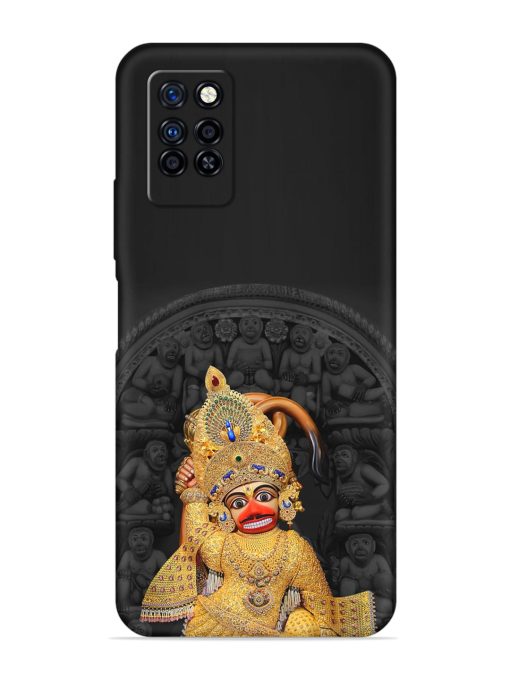 Indian Gold Hanuman Embossed Soft Silicone Case for Infinix Note 10 Pro