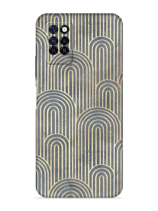 Art Deco Style Embossed Soft Silicone Case for Infinix Note 10 Pro Zapvi