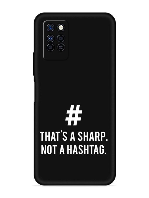 Thats Sharp Not Embossed Soft Silicone Case for Infinix Note 10 Pro Zapvi