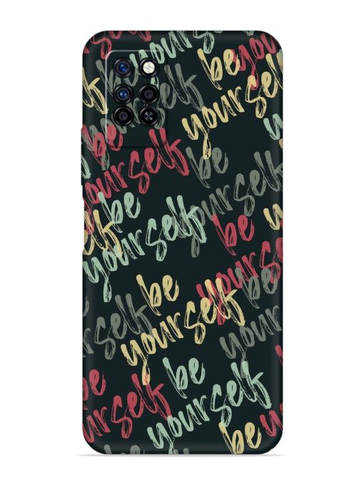 Yourself Seamless Embossed Soft Silicone Case for Infinix Note 10 Pro Zapvi